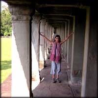 The corridors of Angkor