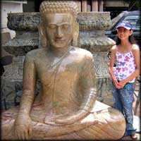 Buddha in stone