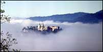 Hearst Castle fogged
