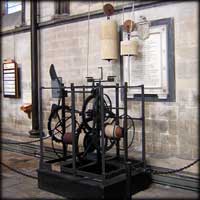 Olde clock in Salisbury Cathedral