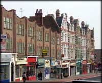 Crouch End 
	shopping centre