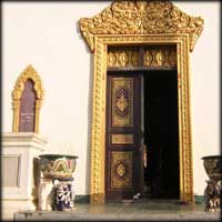 Entrance to the monkhood
